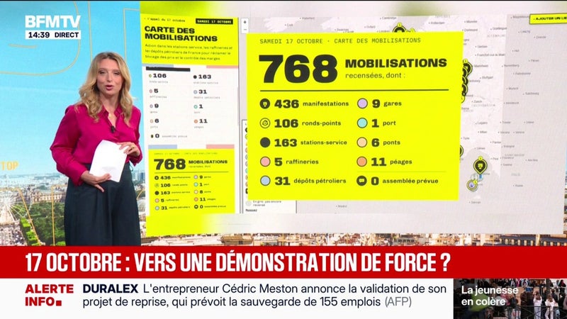 Mobilisation du 17 octobre: vers une démonstration de force?