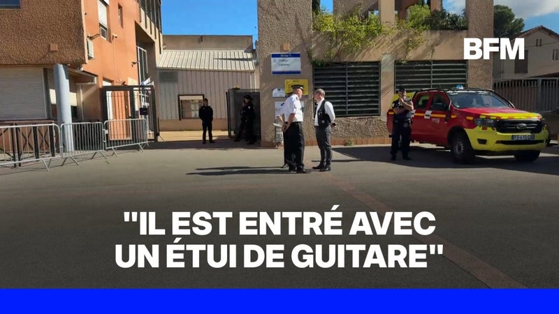 Principal blessé par balle à Aubagne: le collégien "est entré avec un étui de guitare" (procureure)