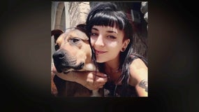 Leslie Hoorelbeke et son chien Onyx