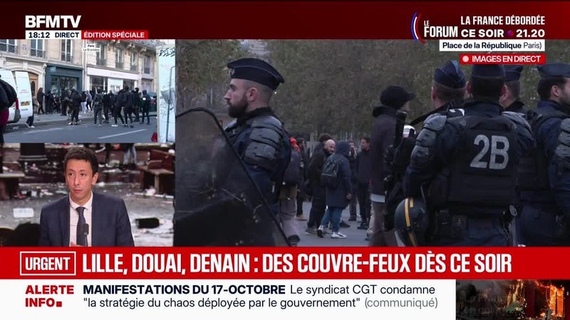 Marschall Truchot : Lille, Douai,Denain, des couvre-feux dès ce soir - 19/10