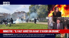 Colère lycéenne: "Les images sont abominables", observe Philippe Baptiste, ministre de l'Enseignement supérieur
