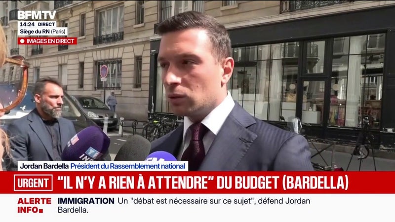 Interdiction du port du voile en France: "Nous proposerons un référendum sur cette mesure", affirme Jordan Bardella, président du RN
