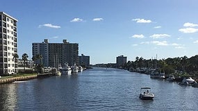 L'intercoastal Waterway de Delray Beach (image d'illustration)
