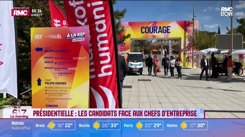 Présidentielle : Les candidats face aux chefs d'entreprise