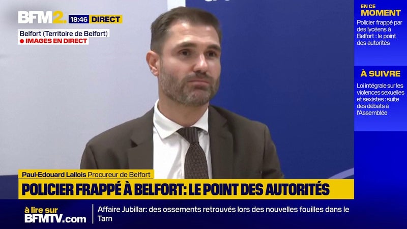 Policier agressé : l'individu interpellé qui s'est enfuit "activement recherché" selon le procureur