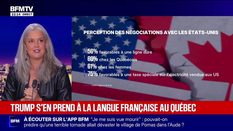 La tradition française du Québec irrite Trump - 25/08