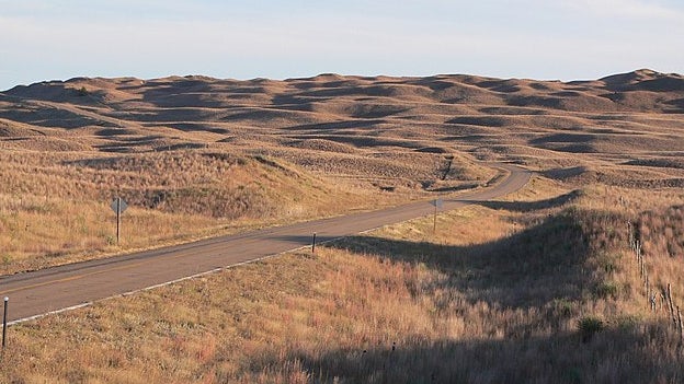 Route du Nebraska (image d'illustration)