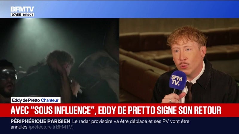 Eddy de Pretto signe son retour avec une nouvelle chanson intitulée "Sous influence"