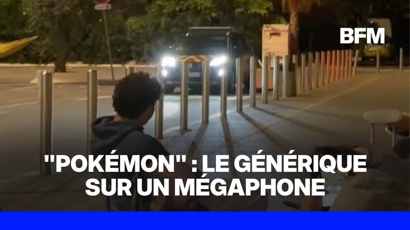 30 ans de "Pokémon": des gendarmes diffusent le générique du dessin animé sur leur mégaphone