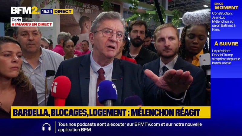 Lycées bloqués: "Ces jeunes gens défendent leur droit à être instruits, ils n'ont aucune activité criminelle", déclare Jean-Luc Mélenchon (LFI)