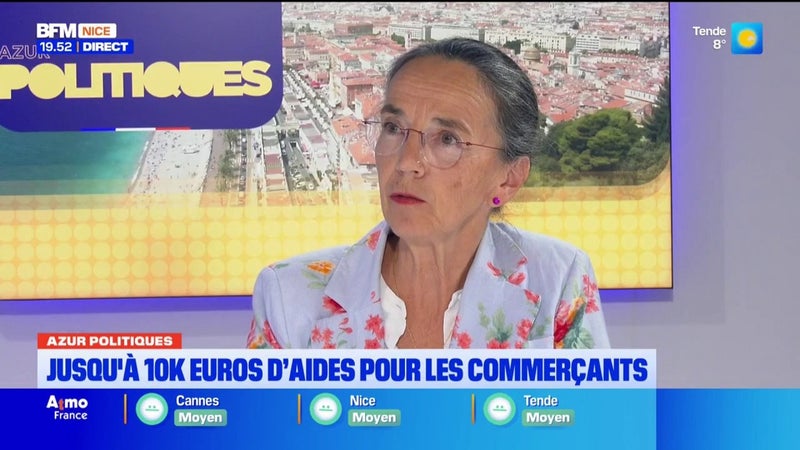 Commerces à Nice: "ces aides sont bienvenues" après les pillages, selon Juliette Chesnel-Leroux