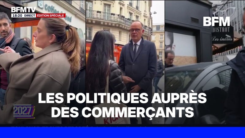 "LE 20.27" - 17 octobre: les politiques auprès des commerçants