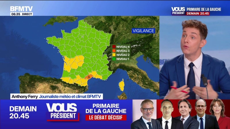 Pluie-inondation: l'Hérault placé en vigilance orange ce samedi