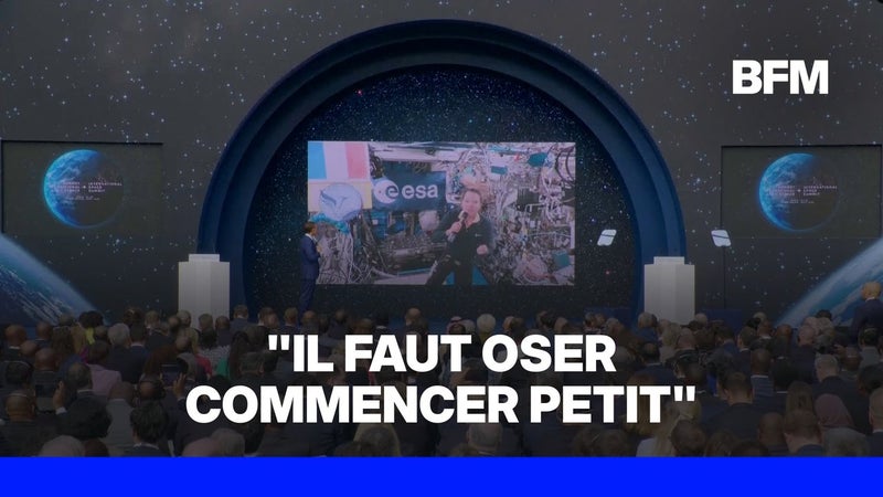 Sommet international de l'Espace: depuis l'ISS, le message de Sophie Adenot à la jeunesse