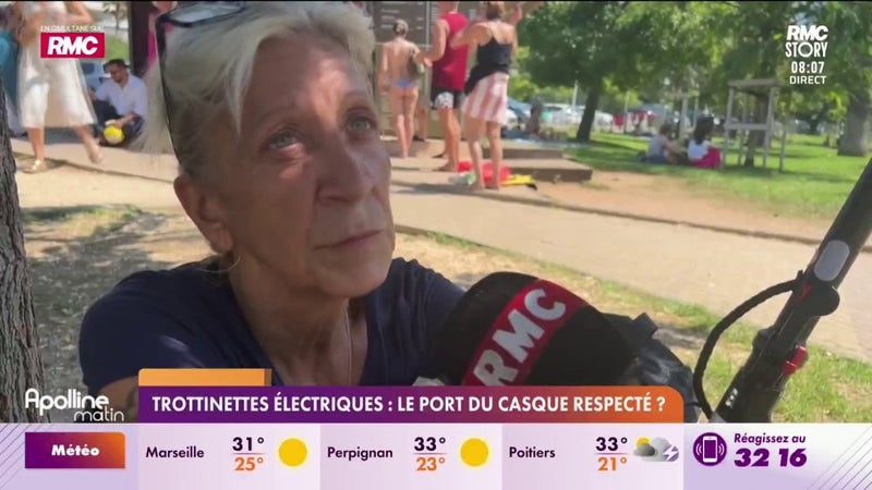 Trotinettes électriques : le port du casque respecté ?