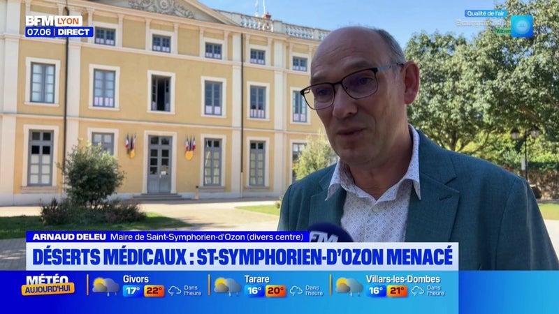 Saint-Symphorien-d'Ozon, au sud est de Lyon, est menacé par les déserts médicaux