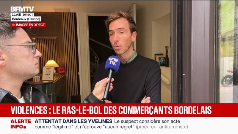 Mobilisation du 31: "On espère qu'on ne va pas retrouver les violences", confie cet hôtelier bordelais