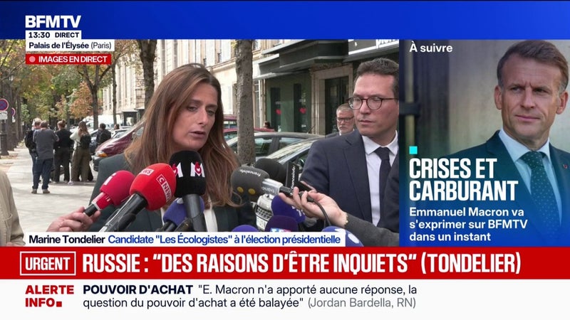 Pouvoir d'achat: "Il n'y a pas une bonne solution qui, seule, résoudra tous les problèmes des Français", estime Marine Tondelier, candidate Les Écologistes à l'élection présidentielle