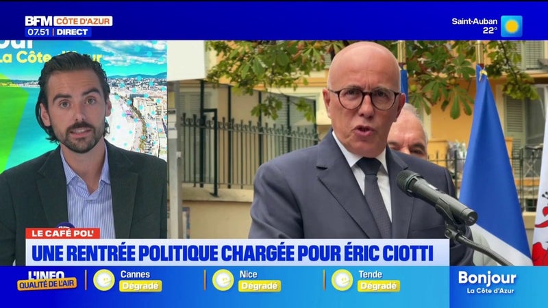 Le Café Pol' : une rentrée politique chargée pour Éric Ciotti