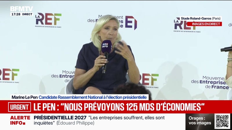 "La dette est un sujet sérieux" et "le risque est élevé", assure Édouard Philippe, candidat Horizons à l'élection présidentielle