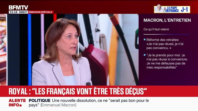 Royal : “Les Français vont être déçus” - 24/09