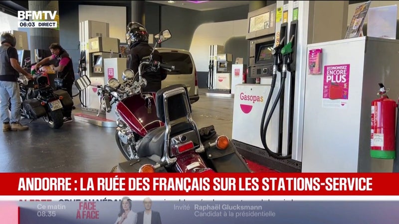 Flambée des prix du carburant: les Français à la frontière font le voyage en Andorre pour faire le plein