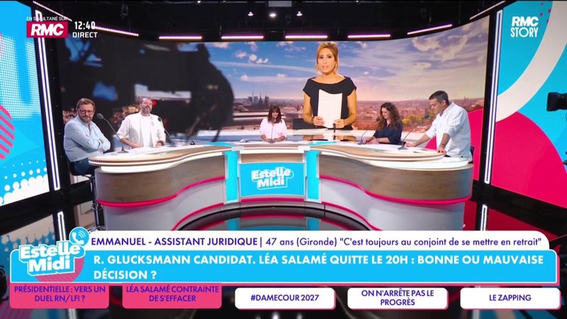 Léa Salamé quitte le 20h : "C'est toujours le journaliste qui se met en retrait et non le politique", déplore Emmanuel