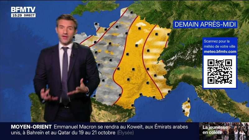 La météo pour ce vendredi 16 octobre 2026