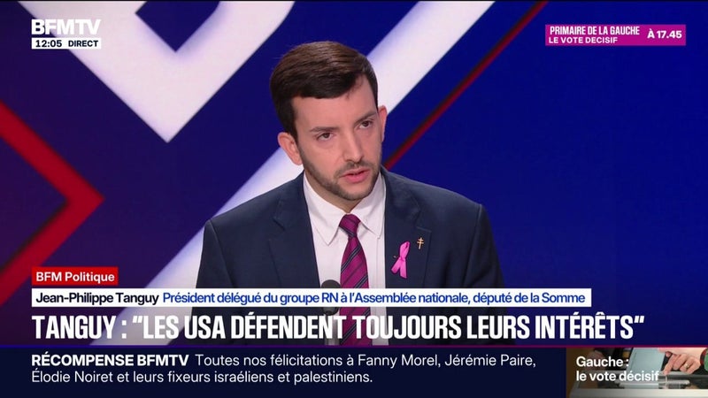 Prix des carburants: Jean-Philippe Tanguy, député RN de la Somme, estime qu'importer du diesel russe "n'est pas une solution"