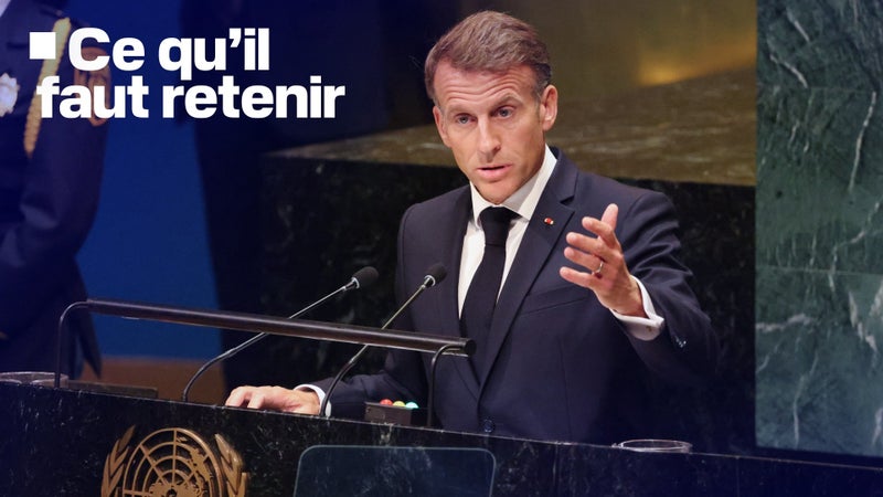 Appel à réouvrir le détroit d'Ormuz, "spectacle qui nous fait honte" à Gaza: ce qu'il faut retenir du discours d'Emmanuel Macron devant l'Assemblée générale de l'ONU