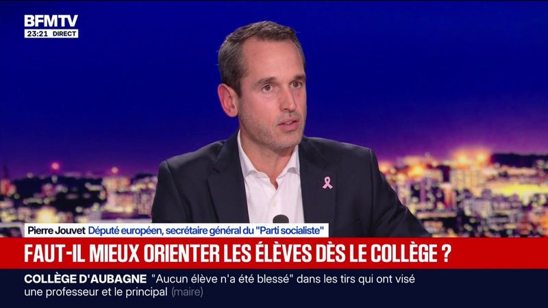 "Les écoles primaires sont la base et le cœur de ce que doit être le projet éducatif français", assure Pierre Jouvet, secrétaire général du PS