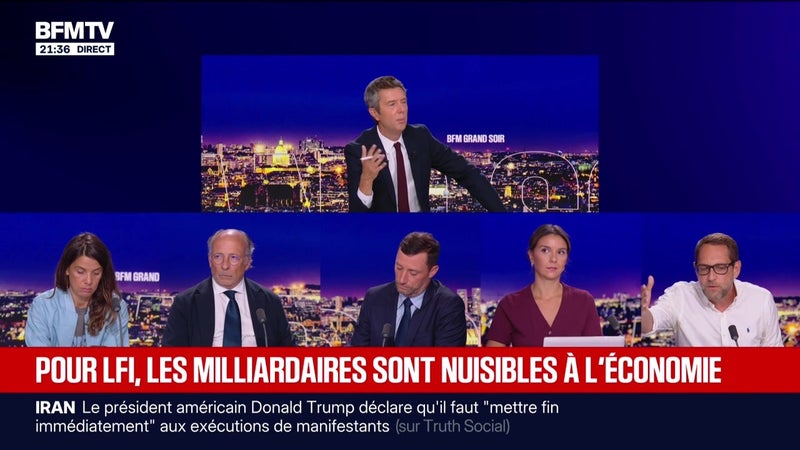Pour LFI, les milliardaires sont nuisibles à l'économie - 25/08