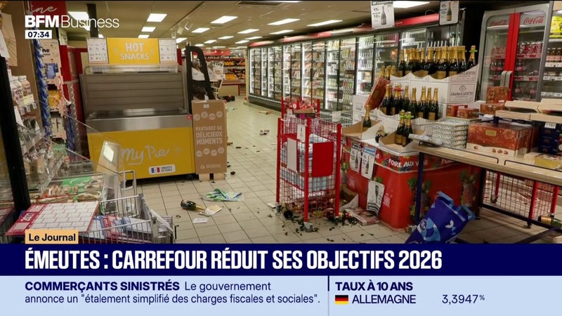 Émeutes : Carrefour réduit ses objectifs 2026