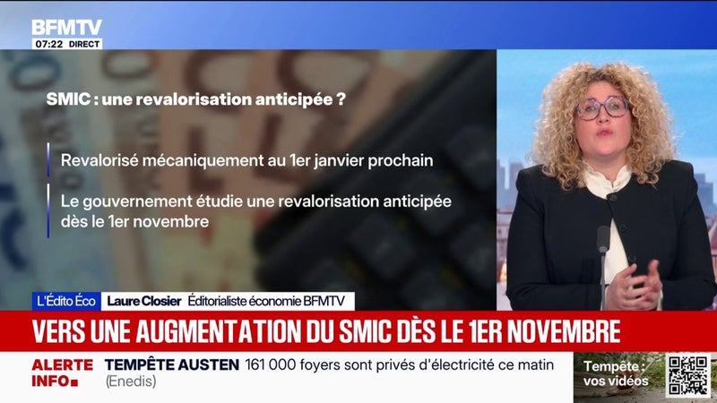 L'ÉDITO ÉCO - Pouvoir d'achat: le gouvernement envisage une revalorisation anticipée du SMIC