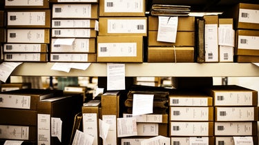 (Photo d'illustration) Des dossiers de justice archivés.