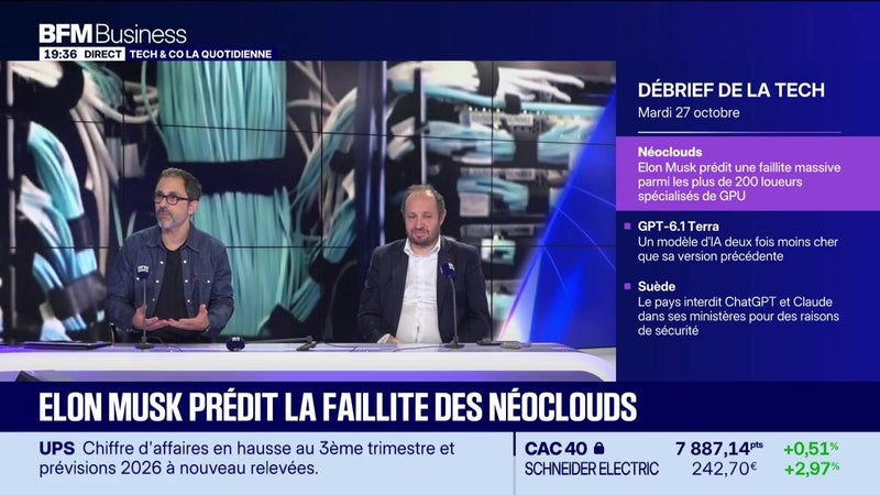 Le Débrief de la tech - Mardi 27 octobre