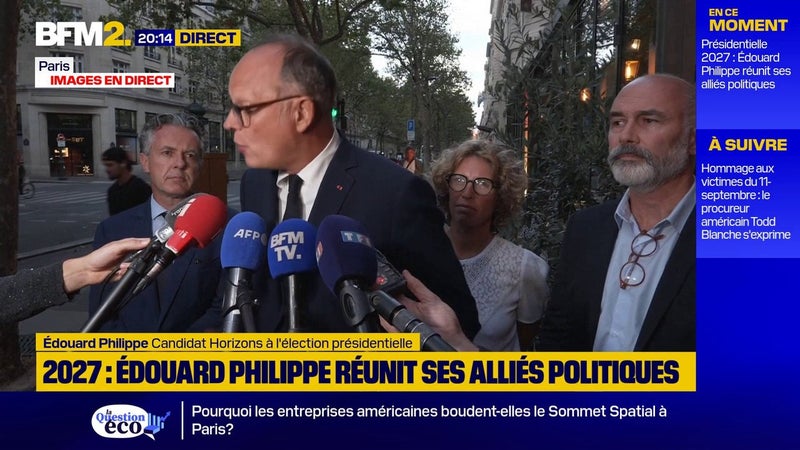 Édouard Philippe: "Je suis pour l'instant, le mieux placé dans les sondages"