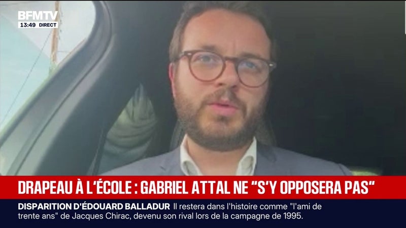 Levée de drapeau: "Je ne suis pas sûr que ce soit la priorité", juge Arthur Delaporte, porte-parole du PS