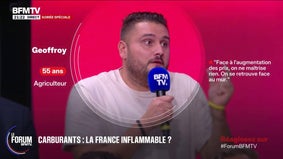 FORUM BFMTV - Hausse du prix des carburants: "On pourrait ne pas mal le prendre, si ce n'était pas couplé avec toutes les hausses du quotidien", estime Geoffroy, agriculteur