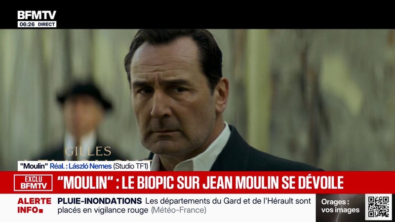 "Moulin": Gilles Lellouche incarne Jean Moulin dans un biopic en salle le 28 octobre