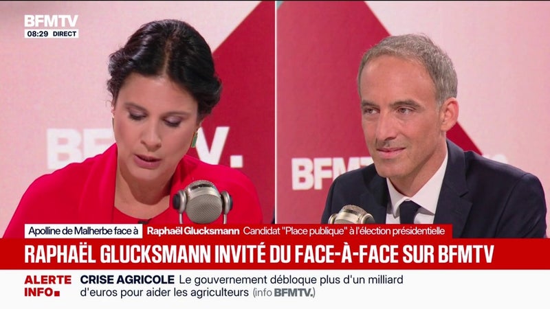 Présidentielle 2027: Je suis très content que François Hollande expose ses idées (...) je compte bien remporter la primaire et l'élection présidentielle, affirme Raphaël Glucksmann, candidat Place Publique à la primaire de la gauche