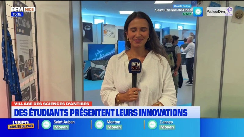 Des étudiants de l'école des Mines présentent leurs innovations au village des sciences