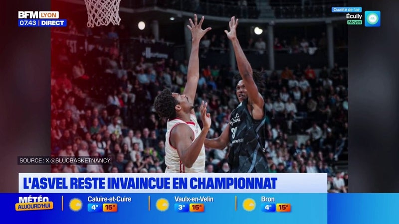 L'ASVEL invaincue encore en championnat