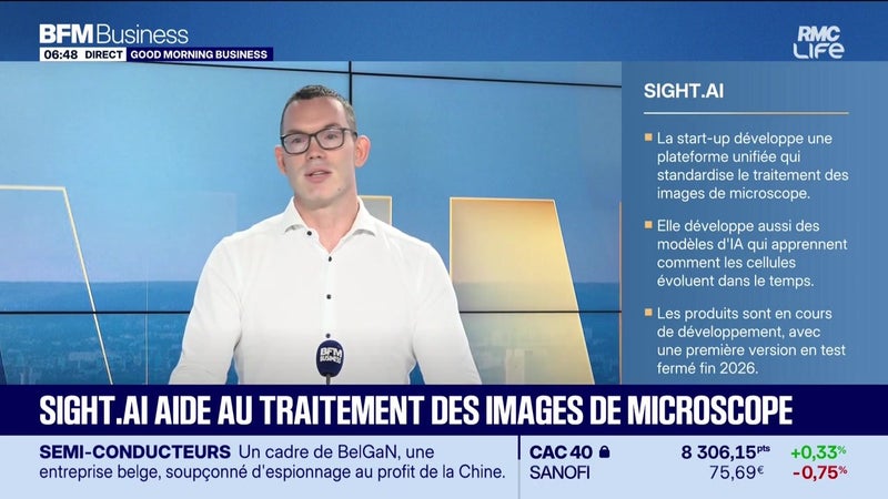 Le Pitch : Sight.ai aide au traitement des images de microscope - 08/09