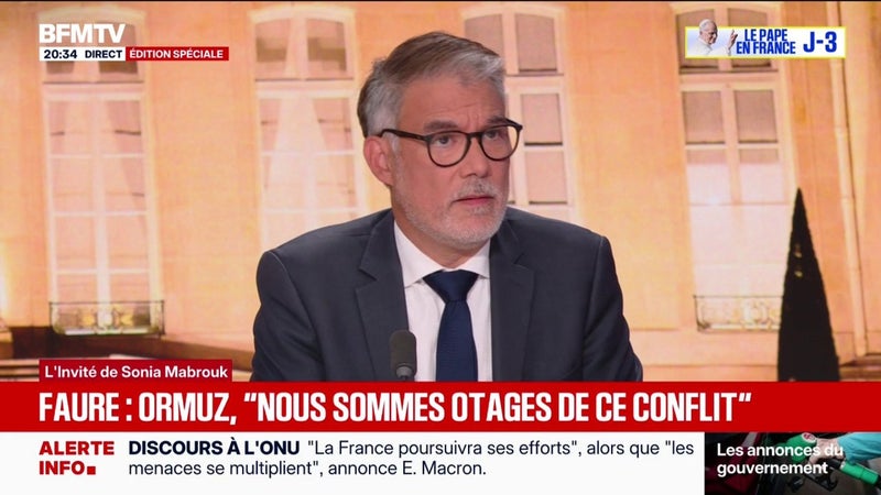 Aides sur les prix des carburants: "Il y a des éléments positifs", reconnaît Olivier Faure, Premier secrétaire du Parti socialiste et candidat à la primaire