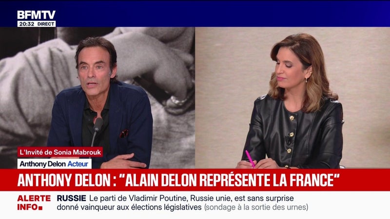 Alain Delon: "Il a toujours eu un rapport ambivalent avec le métier, jamais avec le public", déclare son fils, Anthony Delon