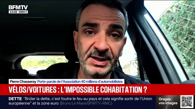 Cycliste poignardé à Paris: "Cette montée de la violence devient inadmissible", dénonce Pierre Chasseray (40 millions d'automobilistes)