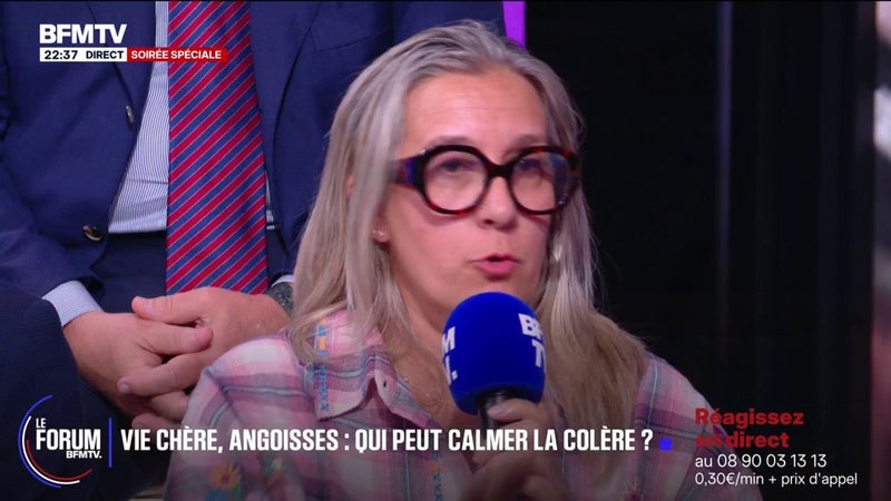 FORUM BFMTV - Mobilisation du 17 octobre: "J'ai envie de manifester pacifiquement, sereinement et tranquillement", explique Karine, employée d'une crèche municipale