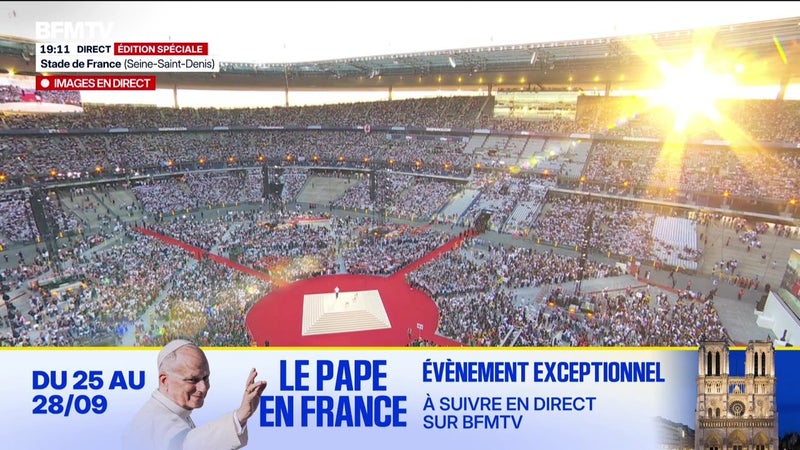 Édition spéciale : 80 000 personnes pour le pape au Stade de France - 25/09