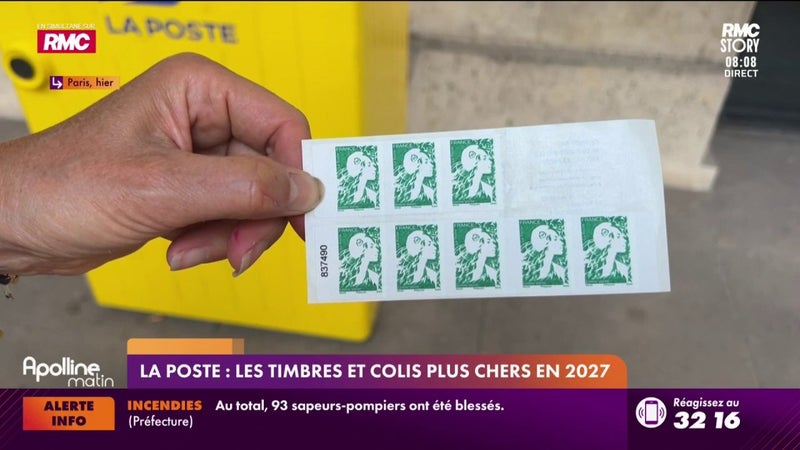La poste : les timbres et colis plus chers en 2027